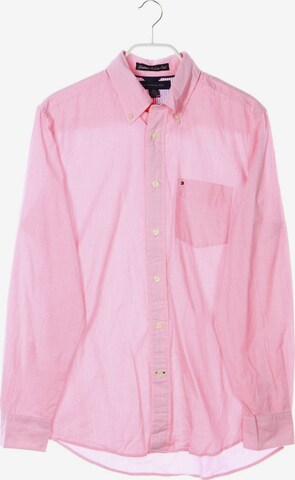 TOMMY HILFIGER Button Up Shirt in S in Pink: front