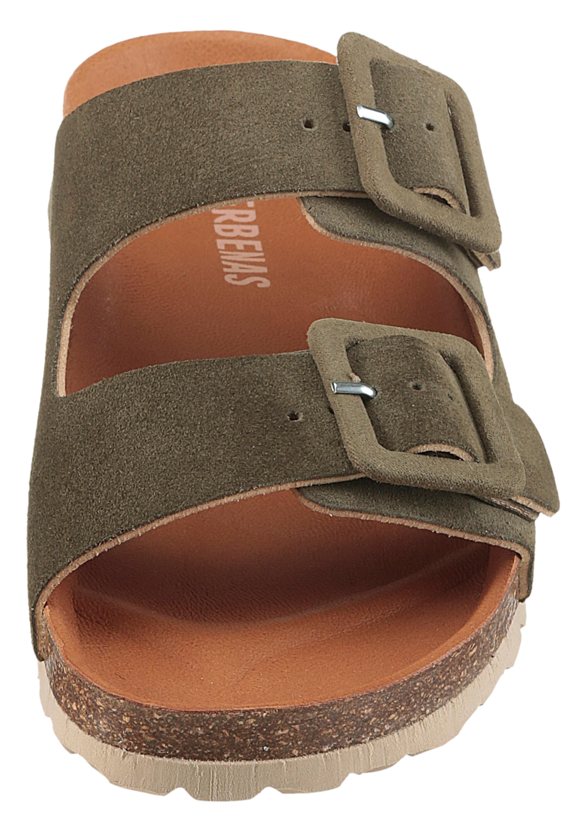 VERBENAS Mules in Green