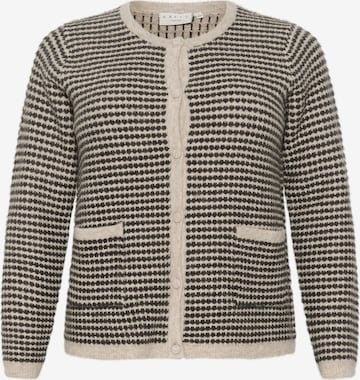 KAFFE CURVE Cardigan 'KC Elanna' i grå: forside