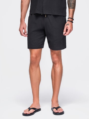 Ombre Regular Pants in Black