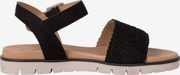 s.Oliver Strap Sandals in Black