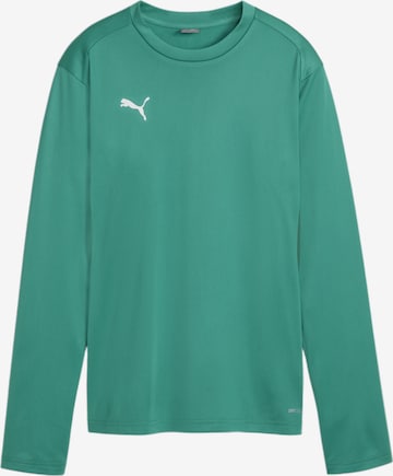 PUMA Athletic Sweatshirt in Green: front