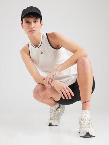 ADIDAS PERFORMANCE - Top deportivo 'Heritage Classic' en blanco