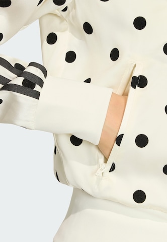 Veste de survêtement ADIDAS ORIGINALS en blanc