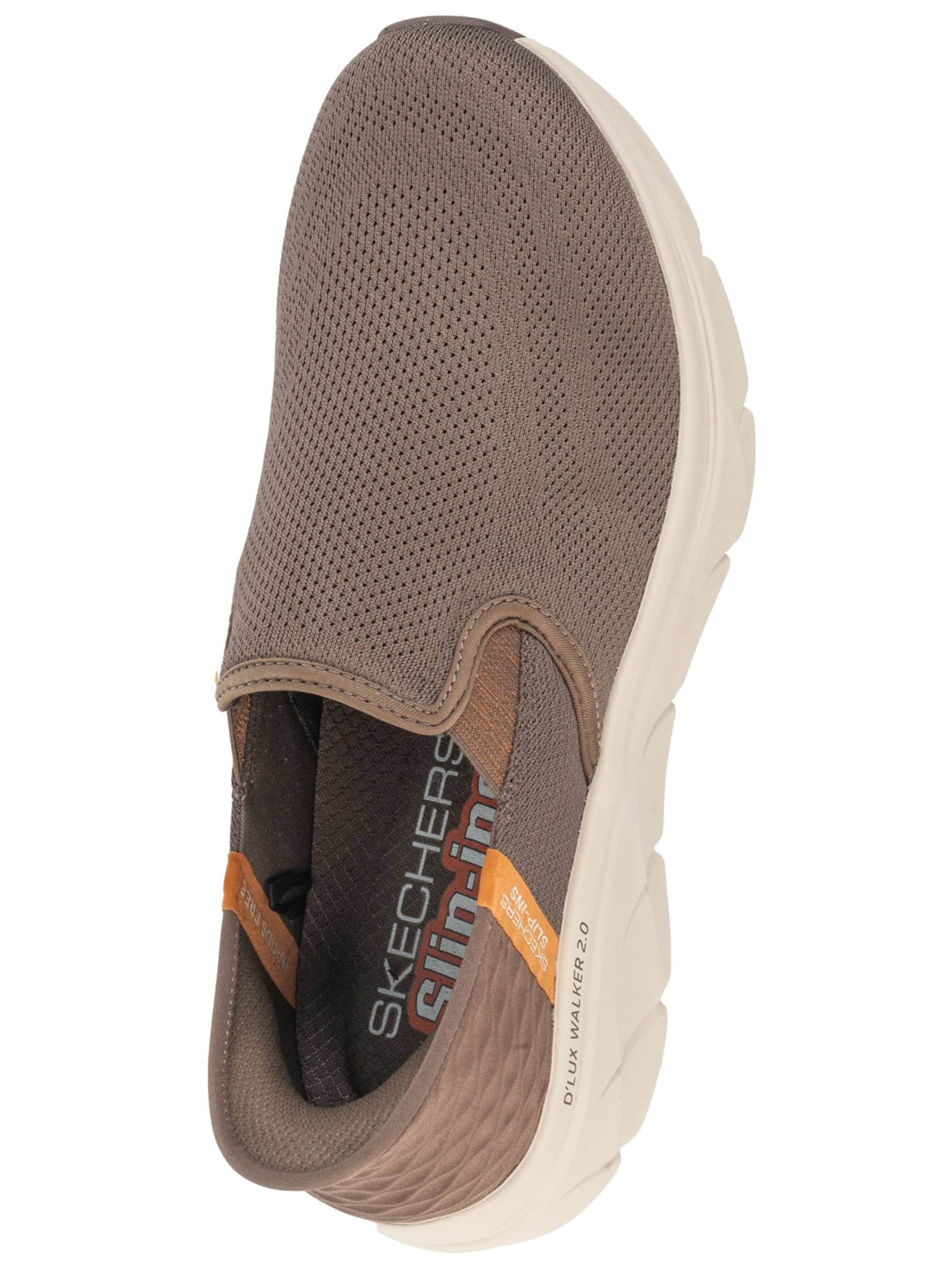 SKECHERS Slip-ons 'Skechers Slip-ins: D'Lux Walker 2.0 - Reeler' in Bruin