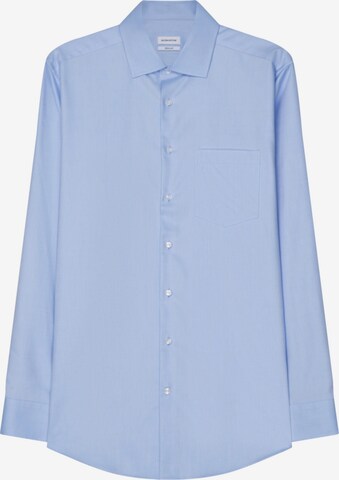 Coupe regular Chemise SEIDENSTICKER en bleu : devant