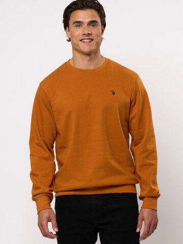 U.S. POLO ASSN. Trui 'Tais' in Oranje: voorkant