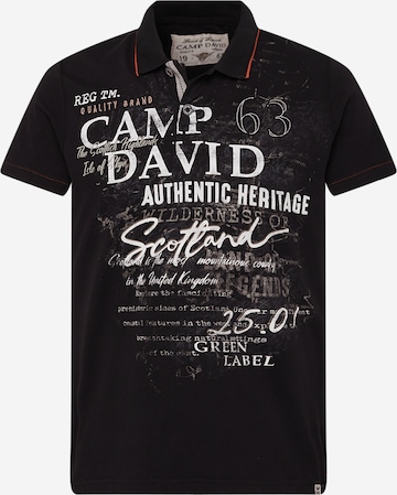 CAMP DAVID Koszulka 'Land Of Legends' w kolorze czarny: przód
