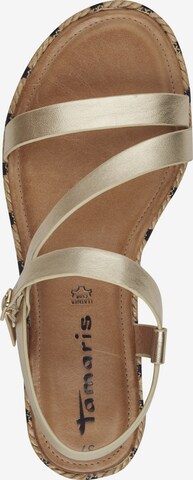 TAMARIS Strap Sandals in Gold