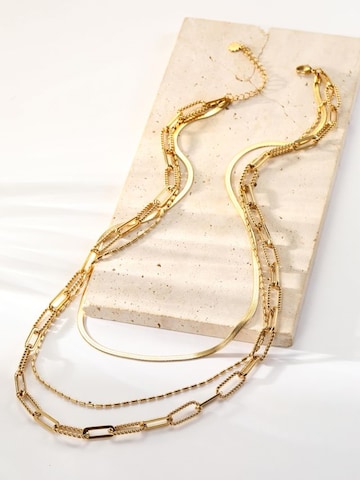 Hey Happiness - Cadena 'Timeless Triple' en oro