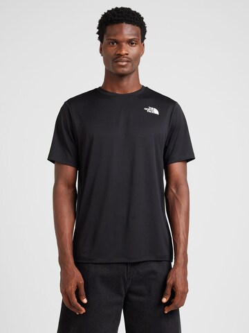 THE NORTH FACE Λειτουργικό μπλουζάκι σε μαύρο: μπροστά