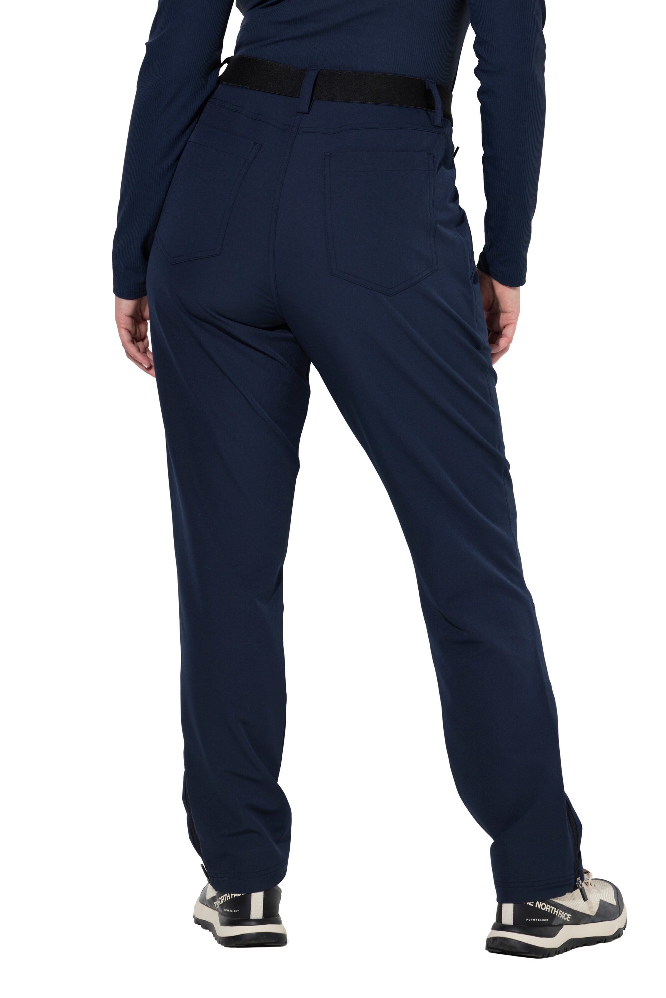 Ulla Popken Slimfit Outdoorhose in Blau