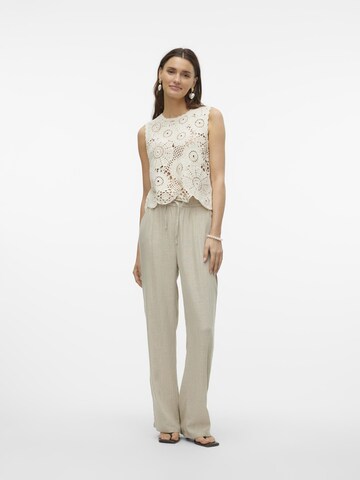 VERO MODA regular Bukser 'Line' i beige