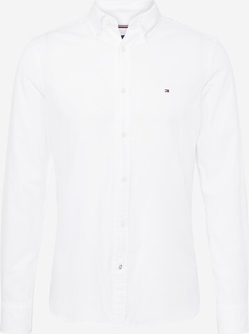 TOMMY HILFIGER Slim fit Overhemd in Wit: voorkant