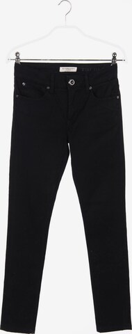 BURBERRY Skinny-Jeans 26 in Schwarz: predná strana