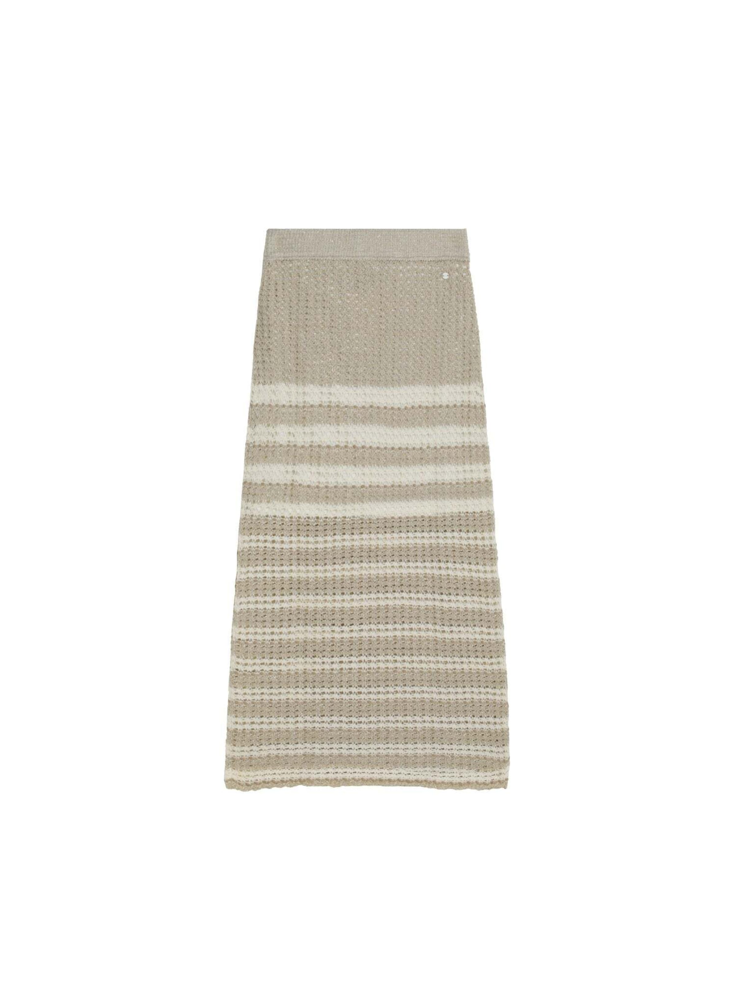 Scalpers Rok in Beige: voorkant