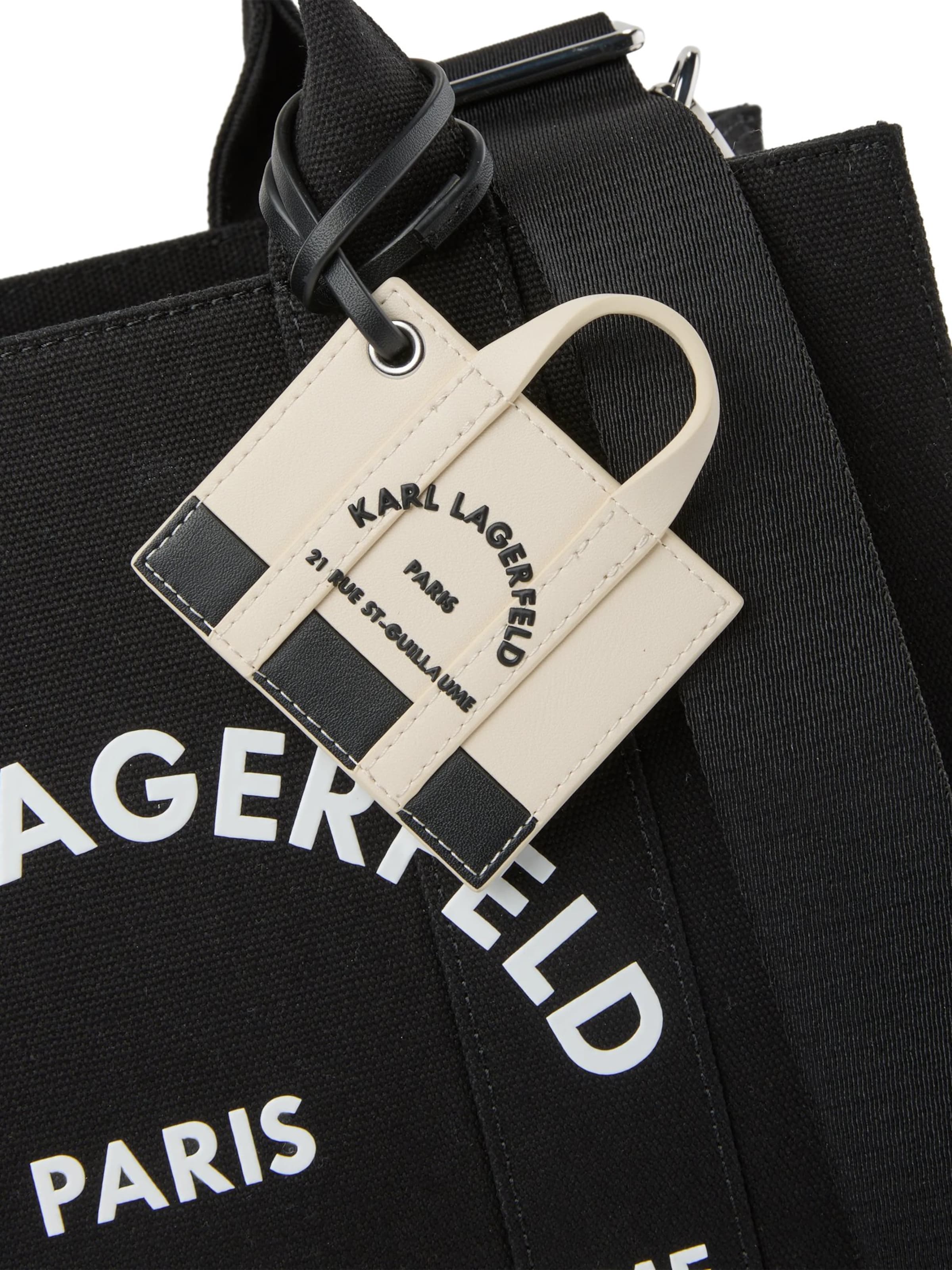 Karl Lagerfeld Μεγάλη τσάντα 'Rue St-Guillaume' σε μαύρο