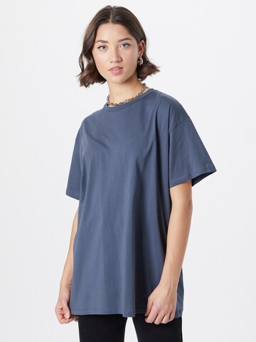 PIECES Oversized tričko 'Rina' – modrá: přední strana