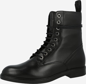 Marc O'Polo Lace-Up Ankle Boots 'Polo 4A' in Black: front