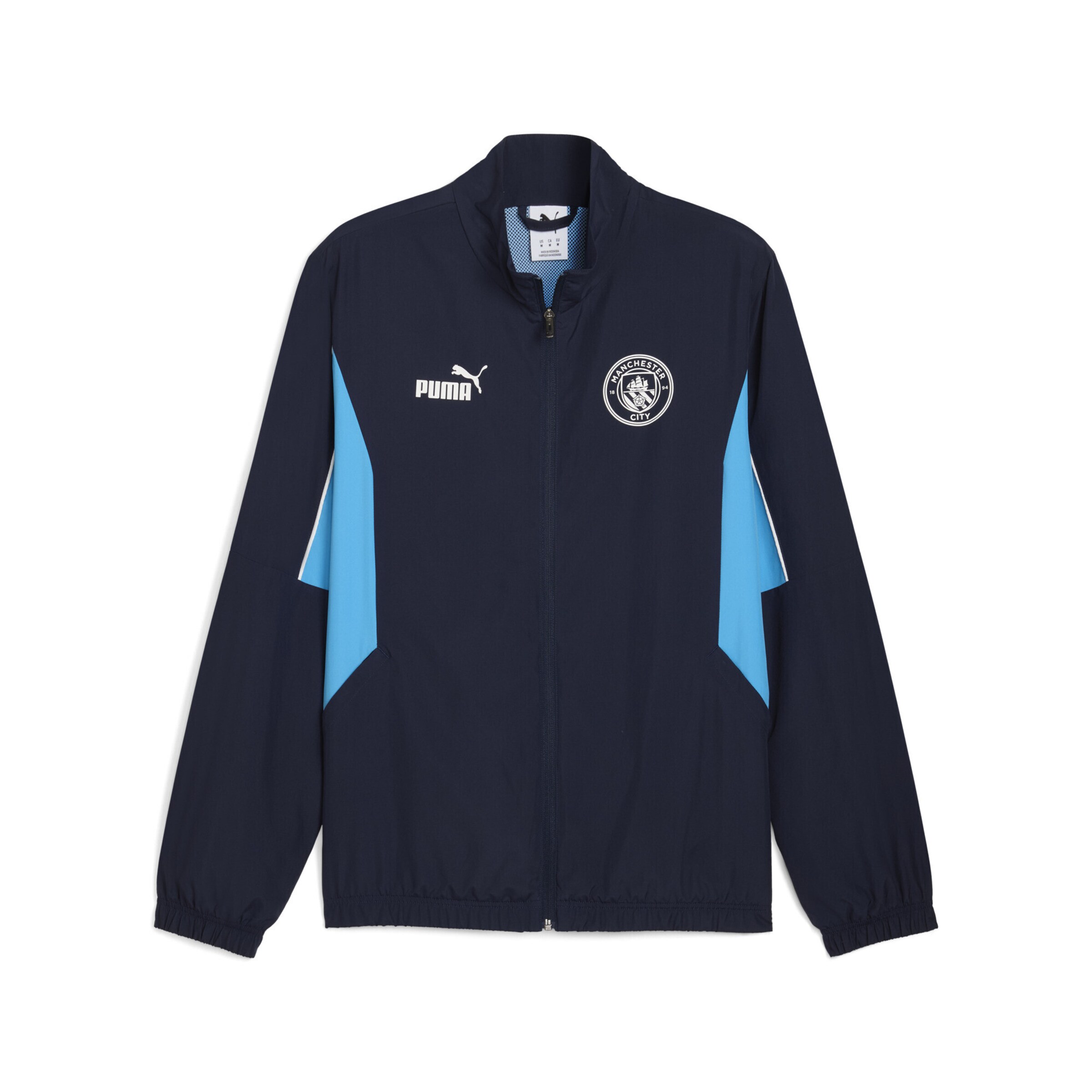 PUMA Trainingsjack 'Manchester City FtblArchive' in Blauw: voorkant