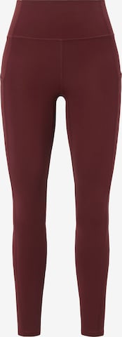 Fabletics Skinny Sporthose 'Oasis' in Rot: Vorderseite