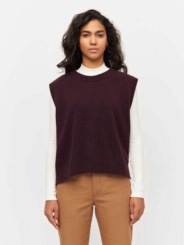 KnowledgeCotton Apparel Sweater in Brown: front