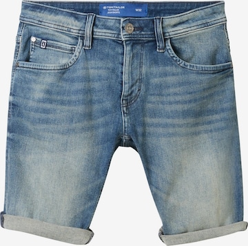 TOM TAILOR Slimfit Jeans 'Superflex Josh' in Blauw: voorkant