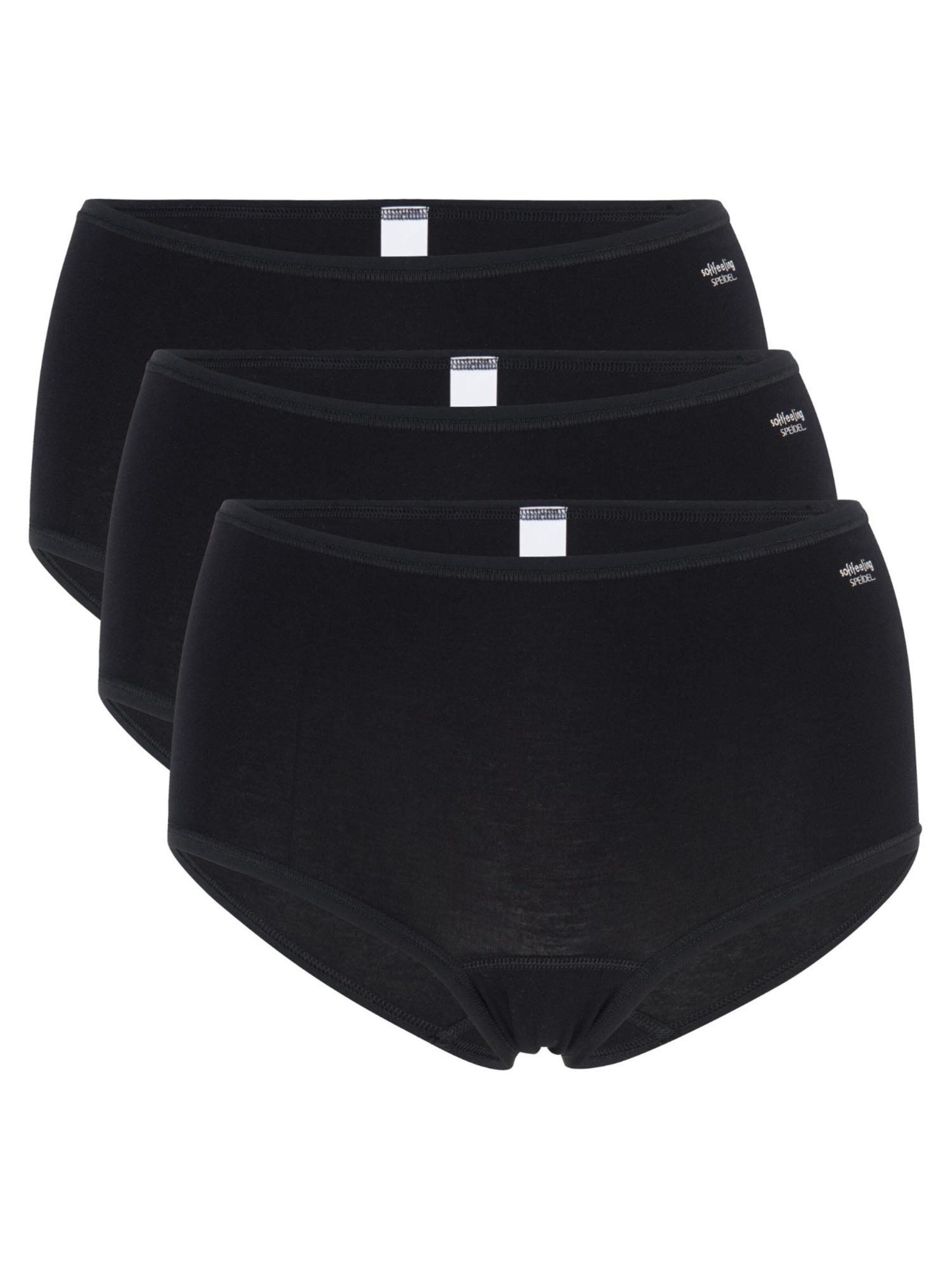 SPEIDEL Boyshorts 'Soft Feeling' in Black: front