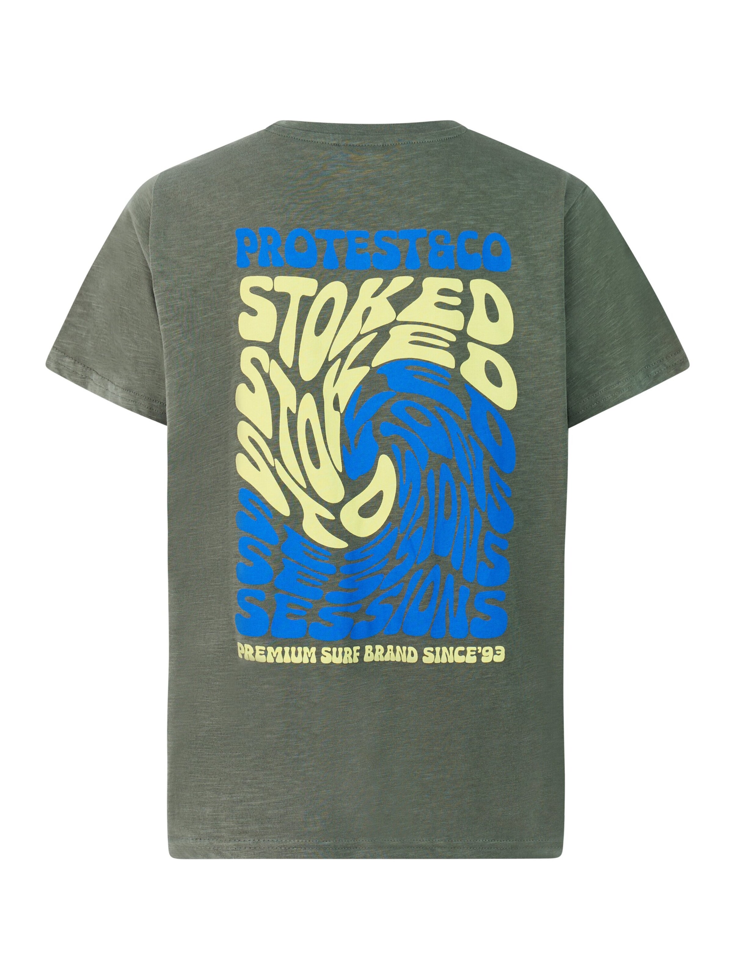 PROTEST Shirt 'PRTBarlow JR' in Grün