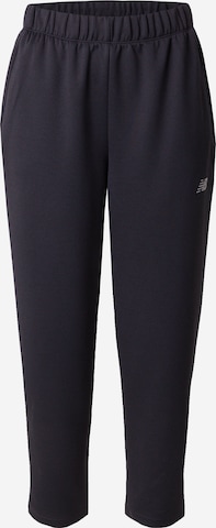 new balance Regular Workout Pants in Black: front