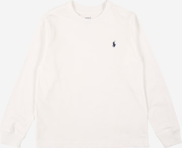 T-Shirt Polo Ralph Lauren en blanc : devant