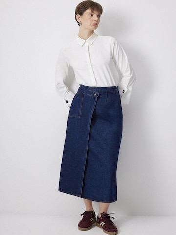 Touche Prive Skirt in Blue