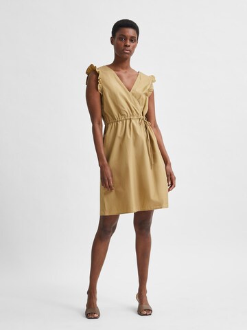 SELECTED FEMME Dress 'Lilo-Damina' in Brown