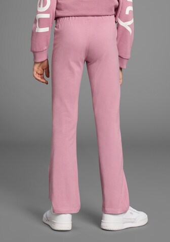 H.I.S EM Boot cut Pants in Pink