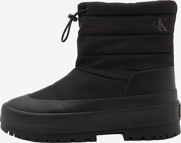 Après-ski Calvin Klein en noir : devant