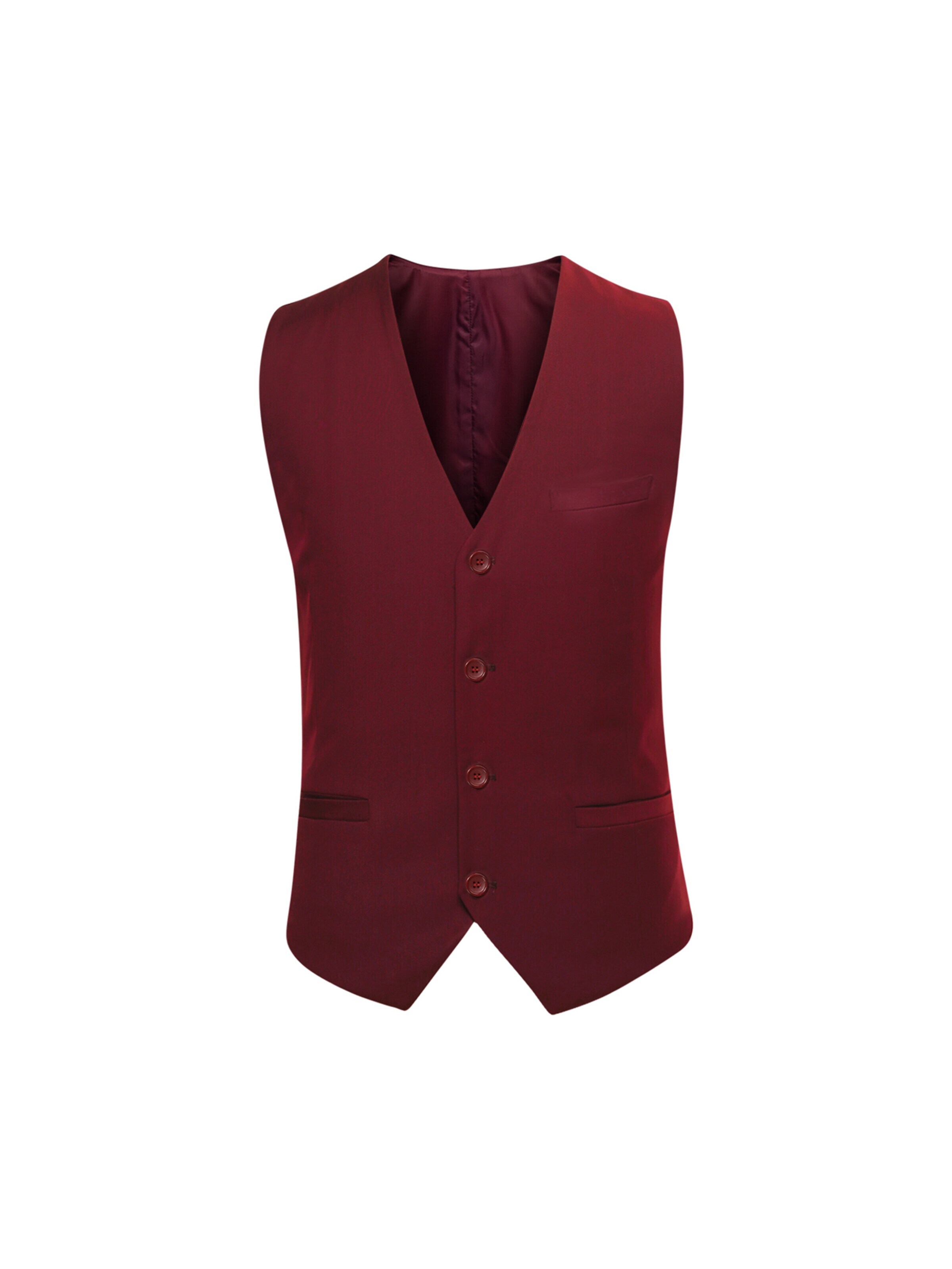 YOUTHUP Slim fit Suit 'Schlicht' in Red