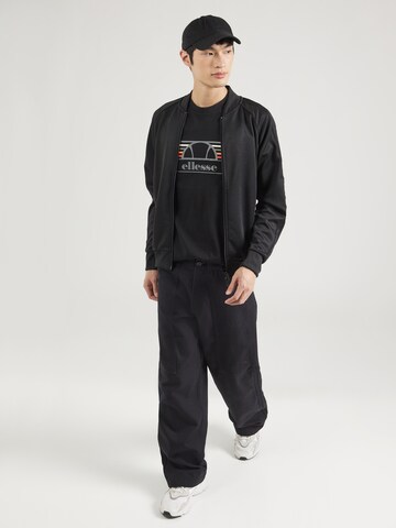 ELLESSE Μπλουζάκι 'Lentamente' σε μαύρο