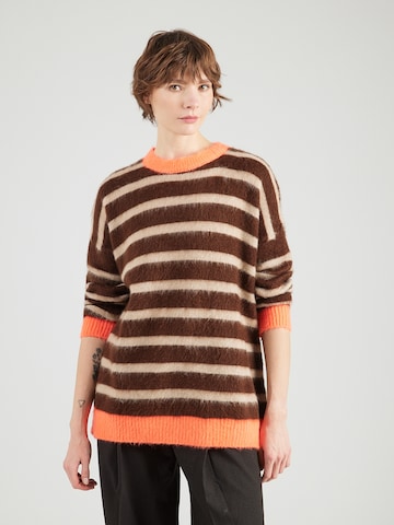 miss goodlifePulover - smeđa boja: prednji dio