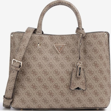 GUESS - Bolso de mano 'Meridian' en marrón: frente