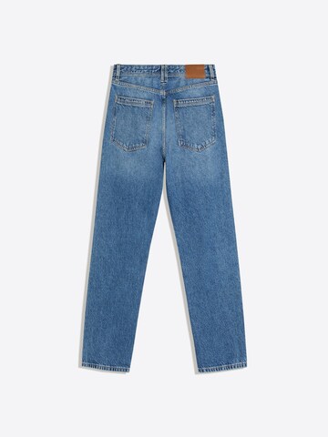 Bershka Štandardný strih Džínsy - Modrá