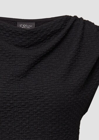 s.Oliver BLACK LABEL Shirt in Black