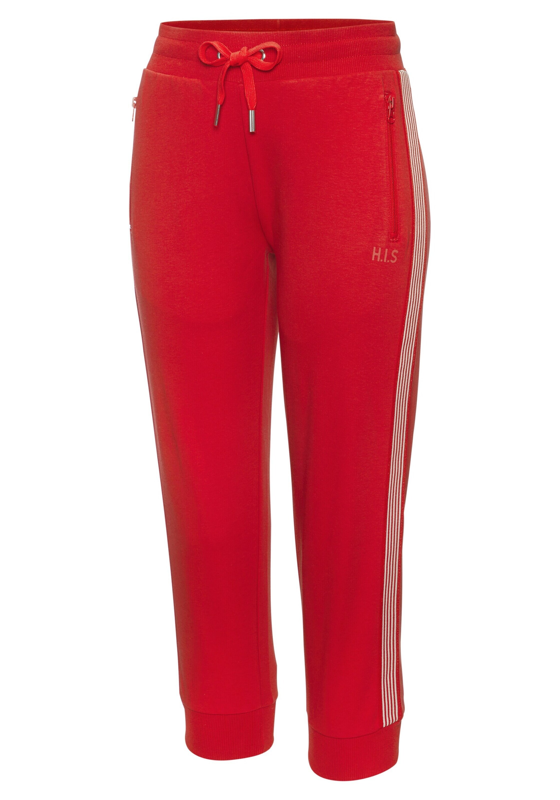 H.I.S Slim fit Pants in Red