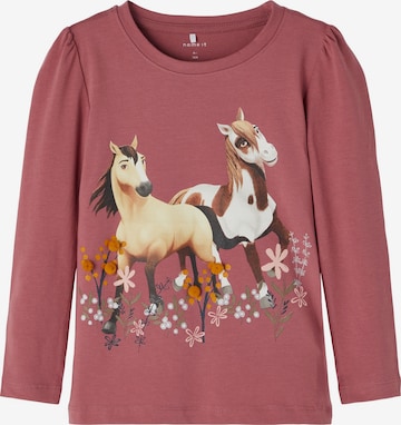 T-Shirt 'Spirit Annah' NAME IT en rose : devant