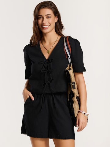 Shiwi Regular Trousers 'Misha' in Black
