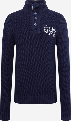 Gaastra Sweater 'Meta' in Blue: front