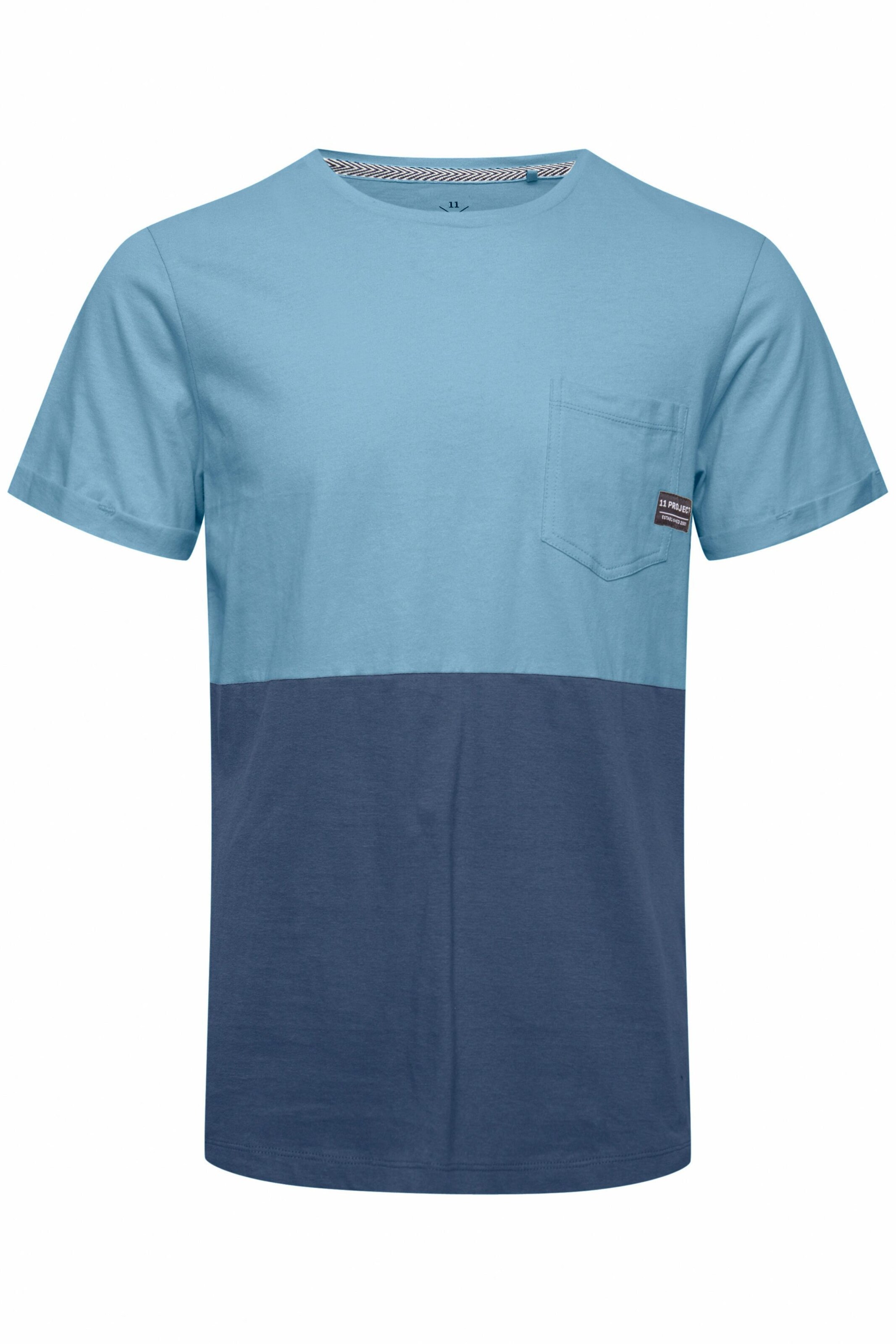 11 Project - Camisa em azul: frente