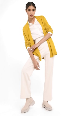 Cardigan Peter Hahn en jaune