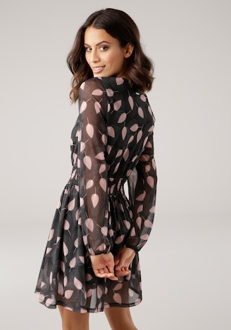 LAURA SCOTT Shirt Dress in Black