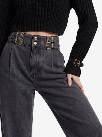 Hoermanseder Дънки Tapered Leg Дънки с набор в сиво