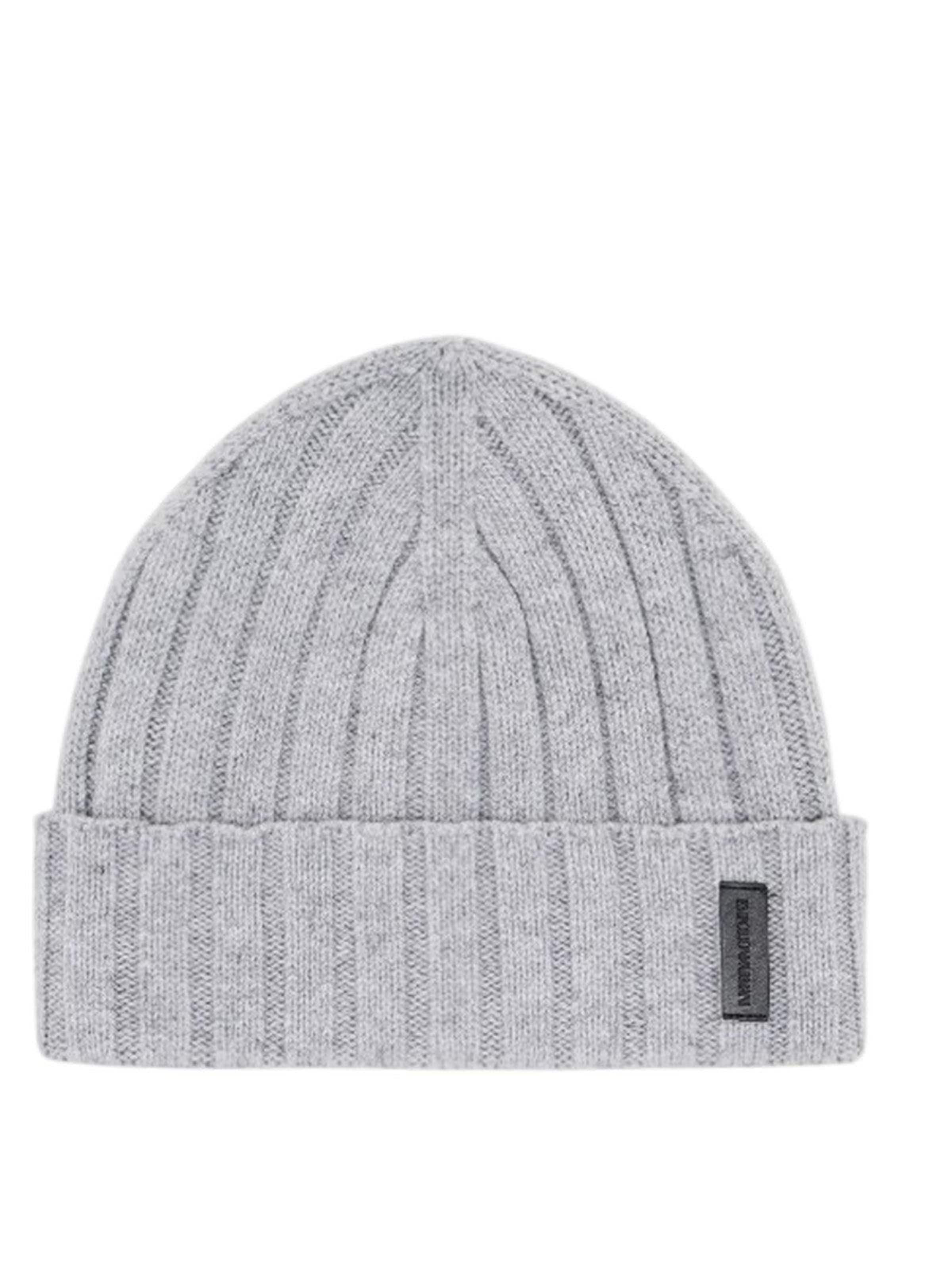 Berretto di Emporio Armani in grigio: frontale